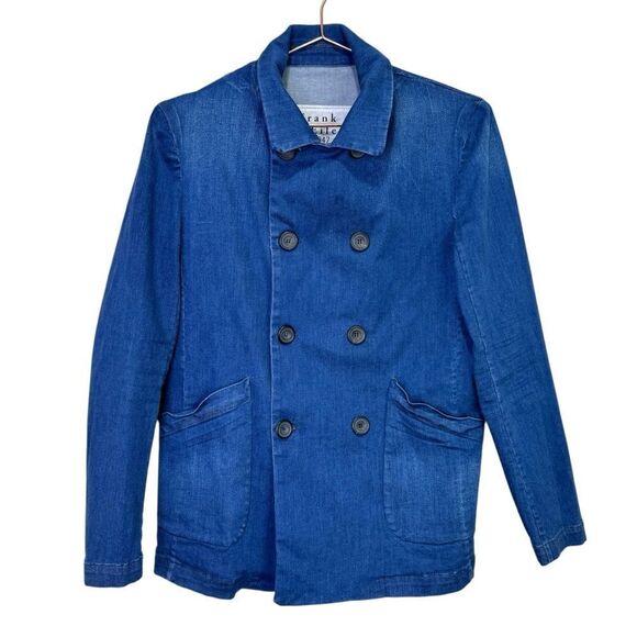 Frank & Eileen Belfast Jacket Performance Denim Blue Size XXS - Picture 5 of 10